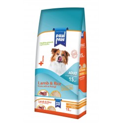 Paw Paw Kuzu Etli&Pirinçli Kuru Köpek Maması 15kg